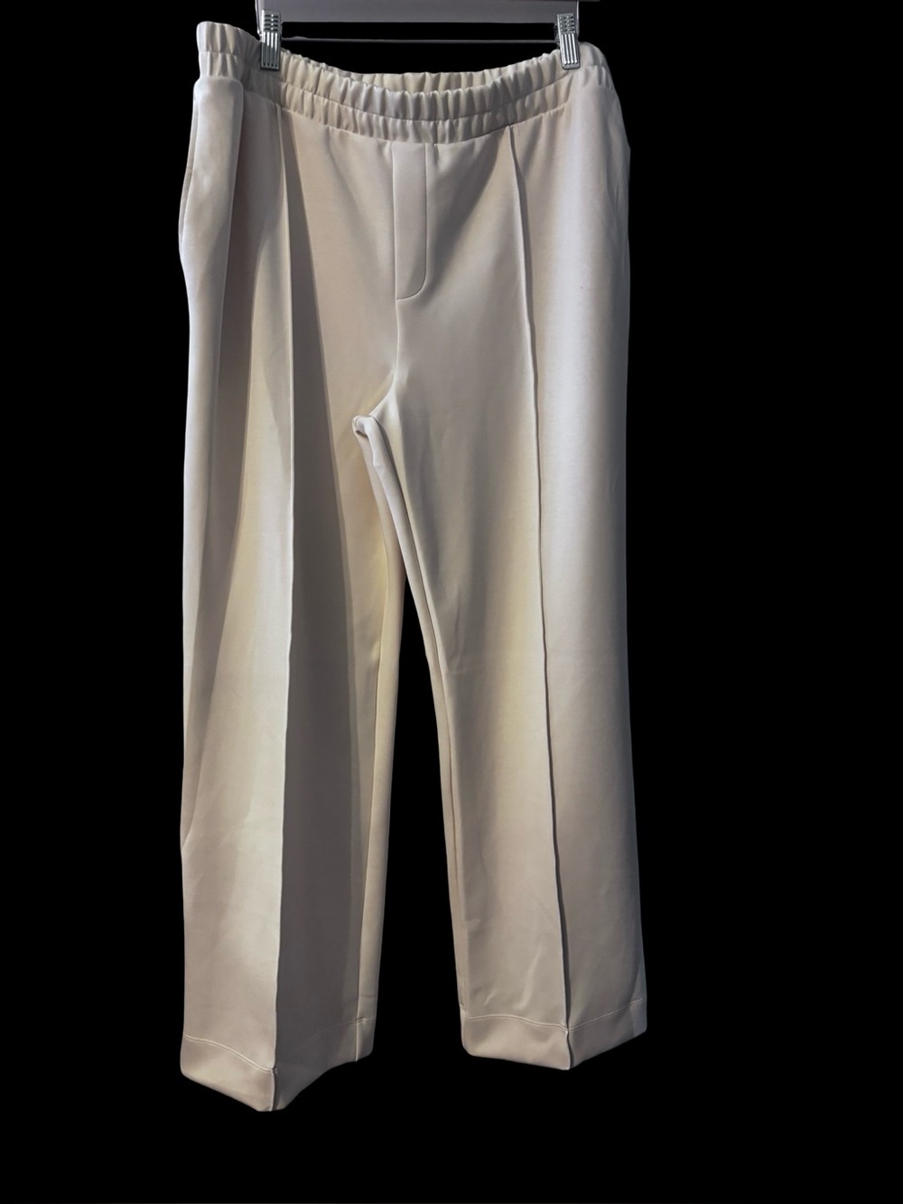 a new day Cream Wide-Leg Elastic Waist Trousers